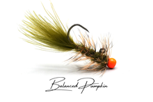 Load image into Gallery viewer, Balanced Pumpkin Woolly Bugger