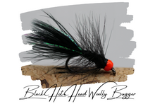 Load image into Gallery viewer, Artisan Black Hot-Head Woolly Bugger