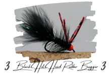 Load image into Gallery viewer, Artisan Black Hot-Head Rubber Bugger