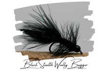 Load image into Gallery viewer, Artisan Black Stealth Woolly Bugger