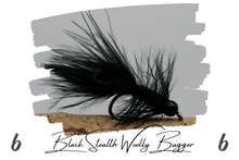 Load image into Gallery viewer, Artisan Black Stealth Woolly Bugger