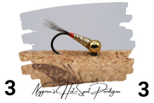 Load image into Gallery viewer, Nygren's Hot-Spot Gold Perdigon Jig