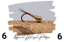 Load image into Gallery viewer, Nygren's Hot-Spot Gold Perdigon Jig