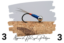Load image into Gallery viewer, Nygren's Hot-Spot Metallic Blue Perdigon Jig
