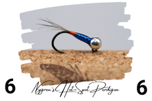 Load image into Gallery viewer, Nygren's Hot-Spot Metallic Blue Perdigon Jig