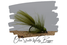 Load image into Gallery viewer, Artisan Olive Stealth Woolly Bugger
