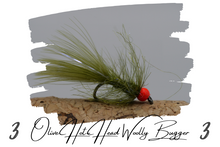Load image into Gallery viewer, Artisan Olive Hot-Head Woolly Bugger