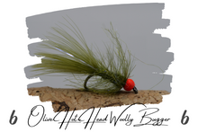 Load image into Gallery viewer, Artisan Olive Hot-Head Woolly Bugger