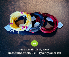 Load image into Gallery viewer, Ian Moxon Silk Fly Lines - made in Sheffield, UK