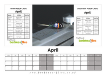Load image into Gallery viewer, 2023 Barbless Flies Desk Calendar
