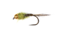 Load image into Gallery viewer, Olive Quill Tungsten Nymph
