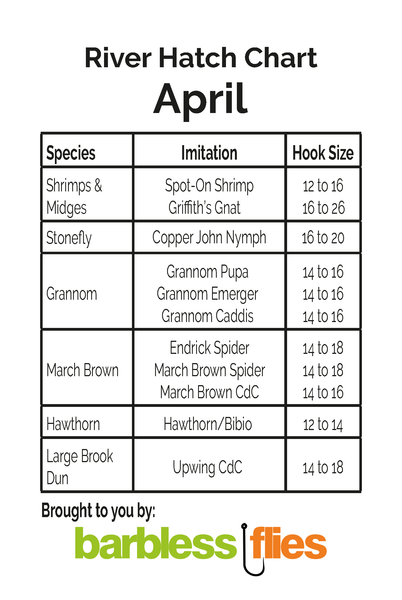 April Hatch Information for the British Isles