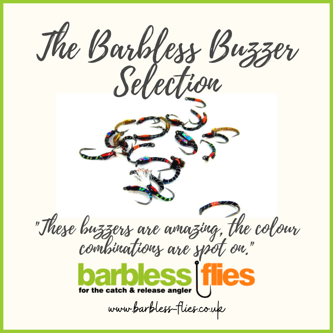 Summer Stillwaters = Barbless Buzzers - we love an alliteration