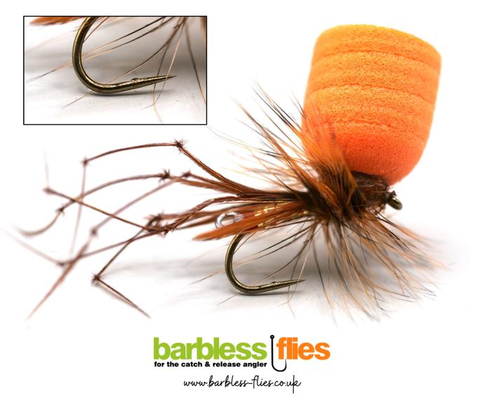 'Almost' Barbless Flies - A Little Bit Of A Cock-Up