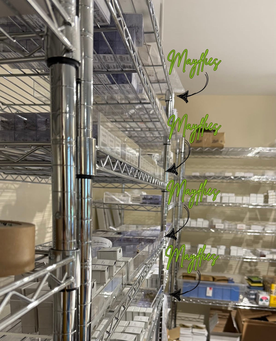 With the Mayfly season just about over, it's time to make some space.