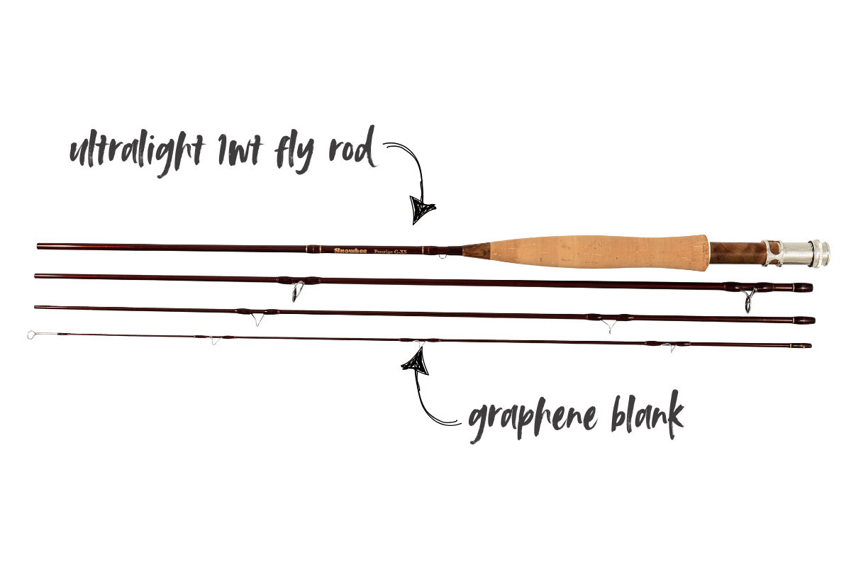 Snowbee Prestige G-XS 7ft 6in #1 Graphene Fly Rod – Barbless Flies