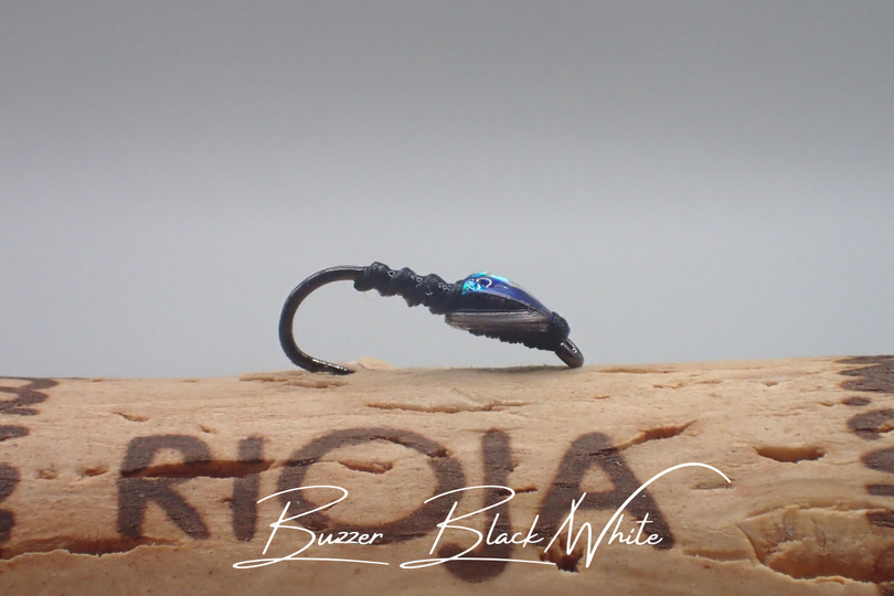 Black & White Midge Pupa