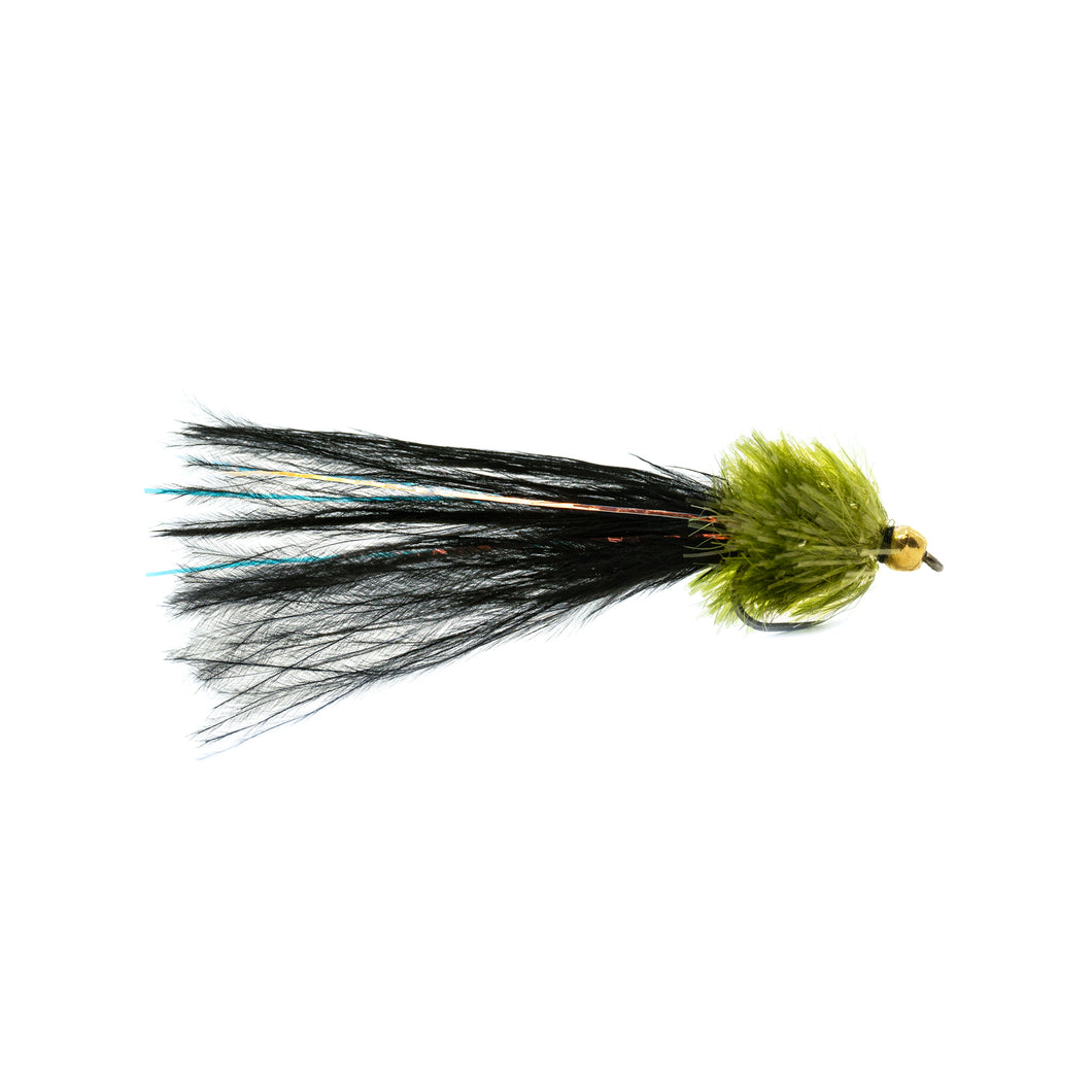 Baddy Tungsten Black and Olive Lure