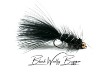 Load image into Gallery viewer, Black Woolly Bugger
