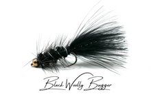 Load image into Gallery viewer, Black Woolly Bugger
