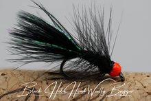 Load image into Gallery viewer, Artisan Black Hot-Head Woolly Bugger
