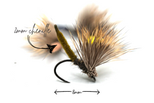 Load image into Gallery viewer, Bosnian Detached Body Caddis/Sedge Selection
