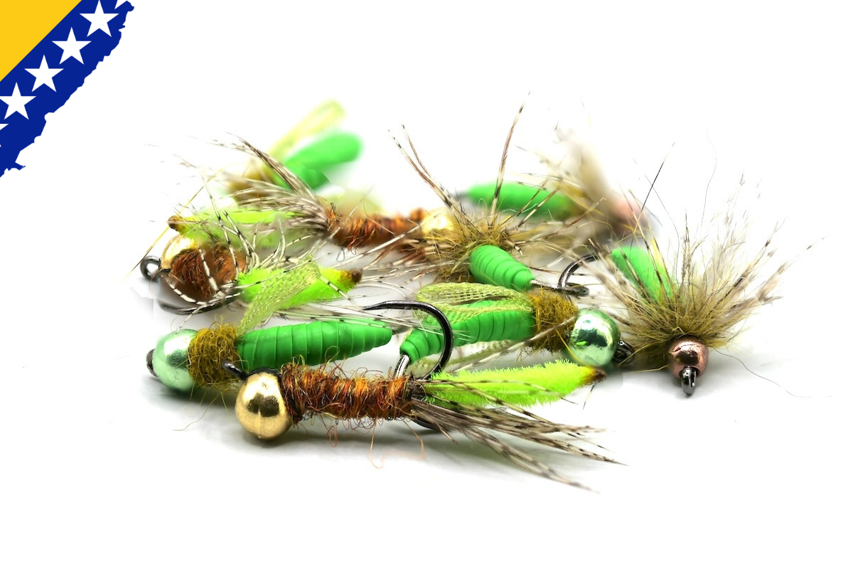 Bosnian Caddis Pupa Selection