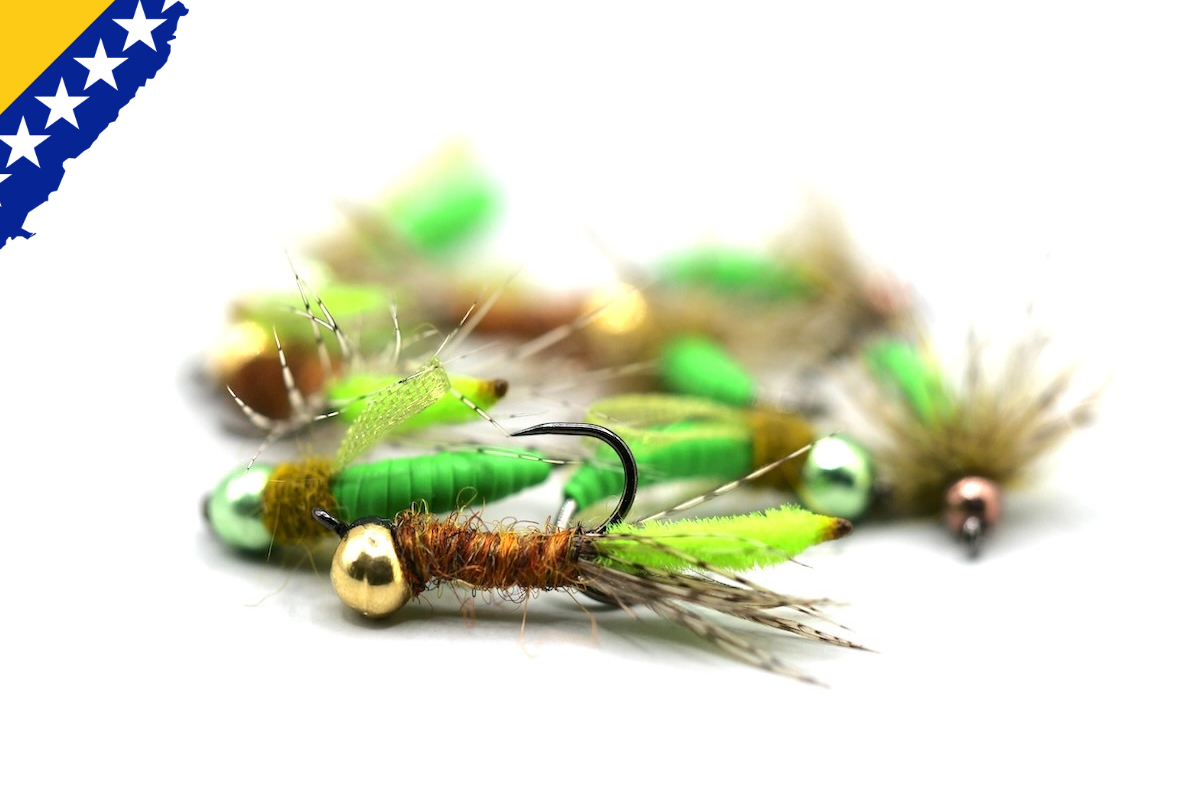 Bosnian Caddis Pupa Selection