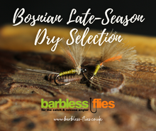 Load image into Gallery viewer, Bosnian Late-Season Dry Fly Selection
