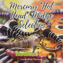Load image into Gallery viewer, Artisan Mercury &#39;Hot Head&#39; Midge Selection
