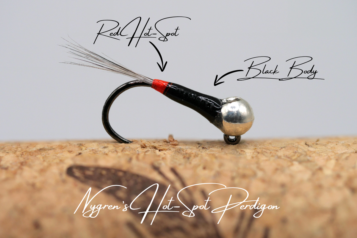 Nygren's Hot-Spot Black Perdigon Jig