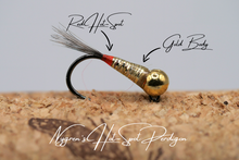 Load image into Gallery viewer, Nygren&#39;s Micro Hot-Spot Gold Perdigon Jig
