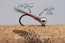 Load image into Gallery viewer, Nygren&#39;s Hot-Spot Light Pink Perdigon Jig
