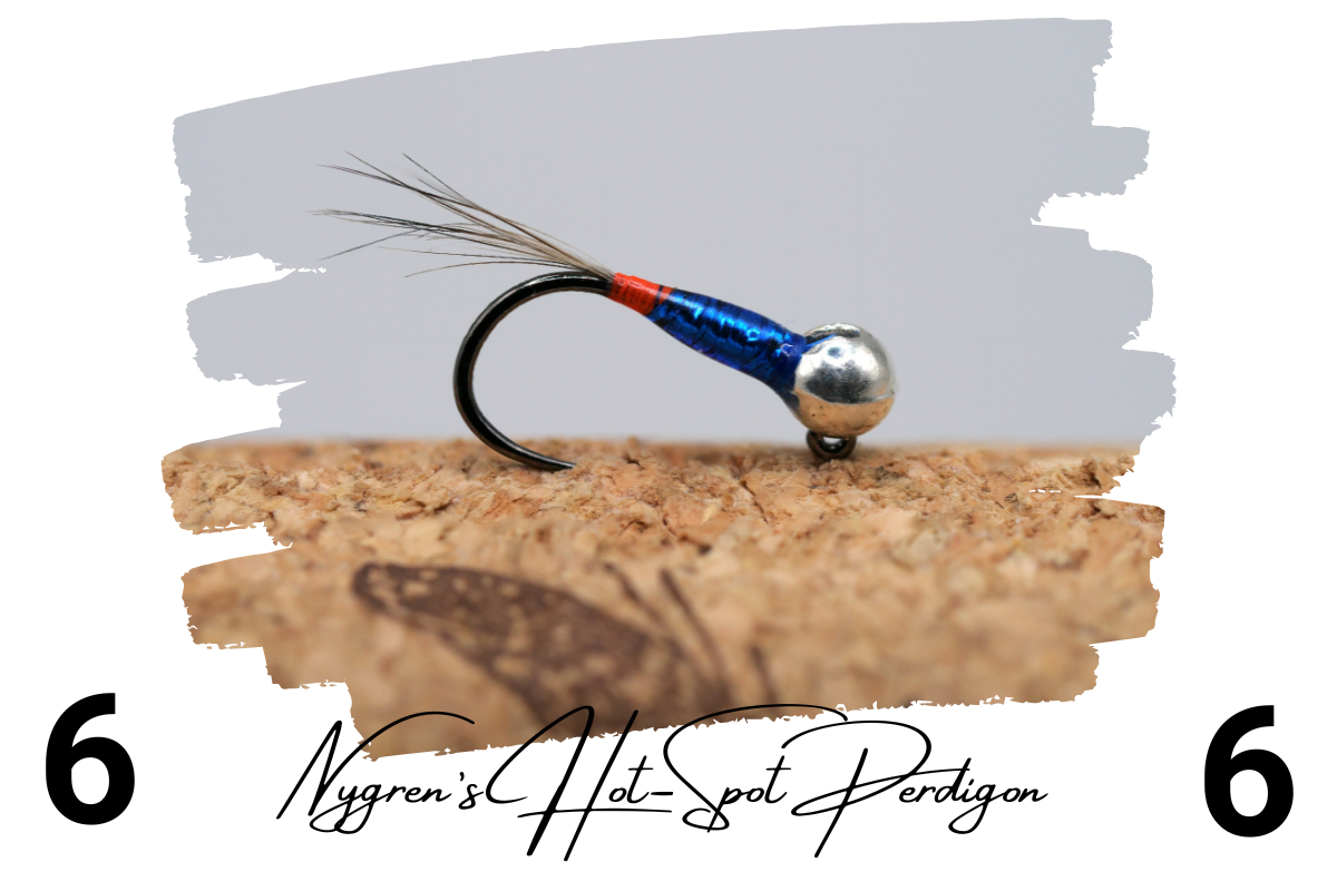 Nygren's Hot-Spot Metallic Blue Perdigon Jig