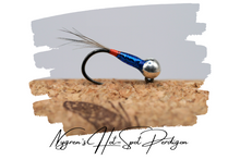 Load image into Gallery viewer, Nygren&#39;s Micro Hot-Spot Metallic Blue Perdigon Jig
