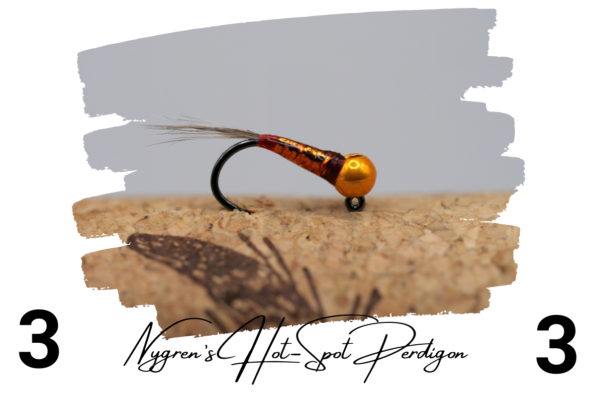 Nygren's Hot-Spot Metallic Orange Perdigon Jig