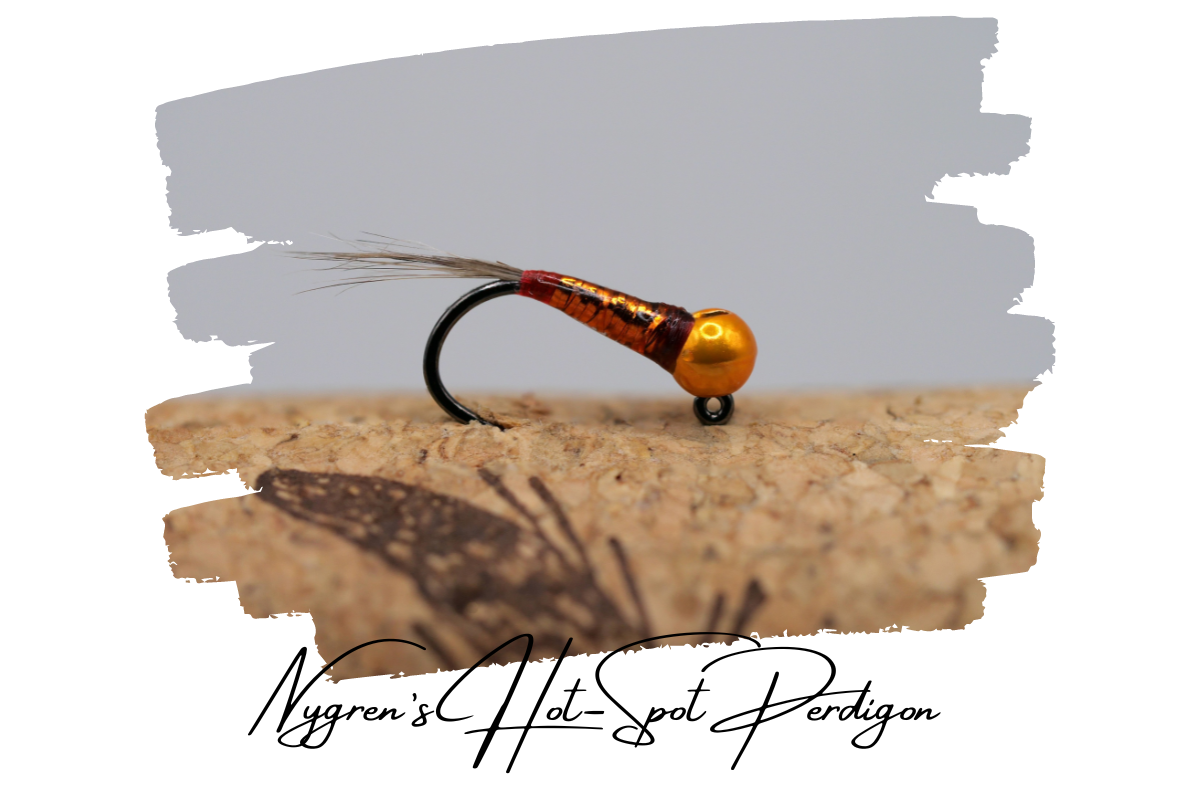 Nygren's Hot-Spot Metallic Orange Perdigon Jig
