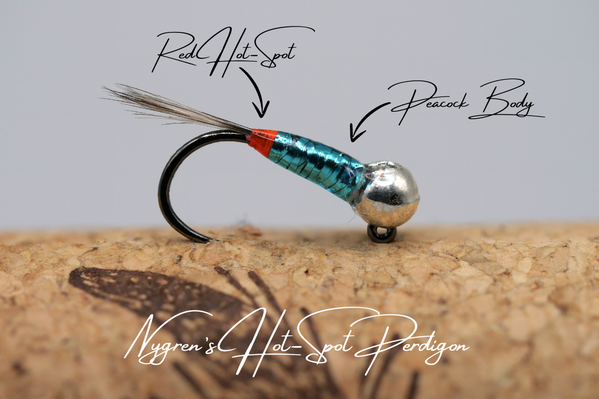 Nygren's Hot-Spot Peacock Perdigon Jig