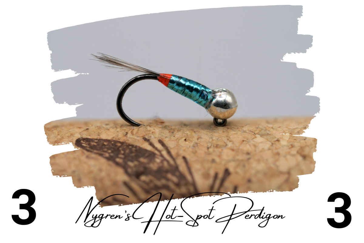Nygren's Hot-Spot Peacock Perdigon Jig