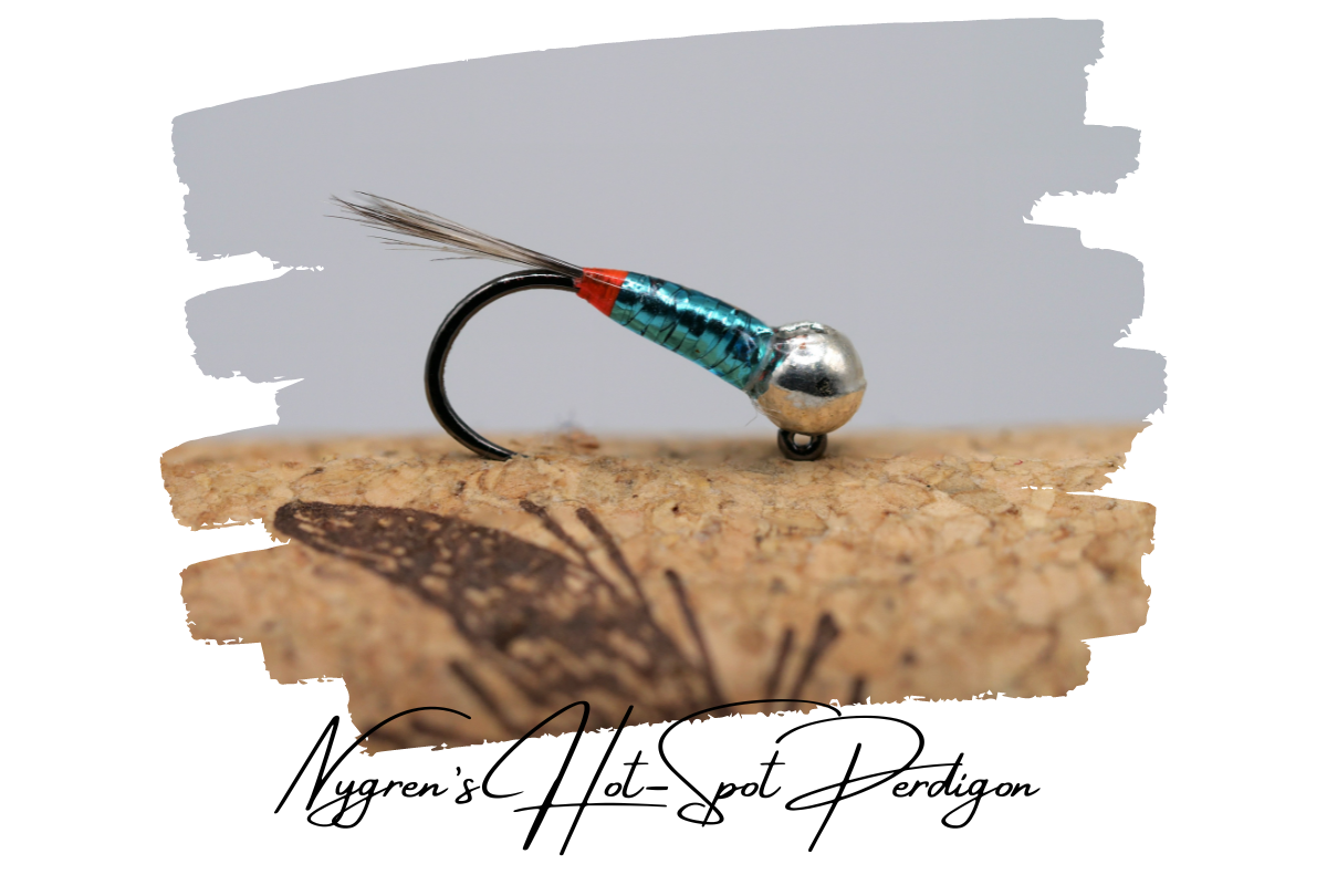 Nygren's Micro Hot-Spot Peacock Perdigon Jig