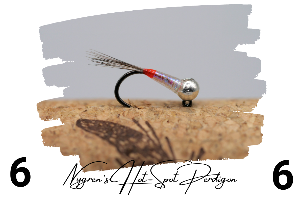 Nygren's Hot-Spot Pearl Perdigon Jig