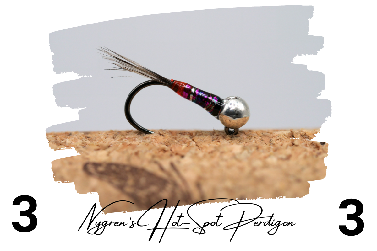 Nygren's Hot-Spot Rainbow Perdigon Jig