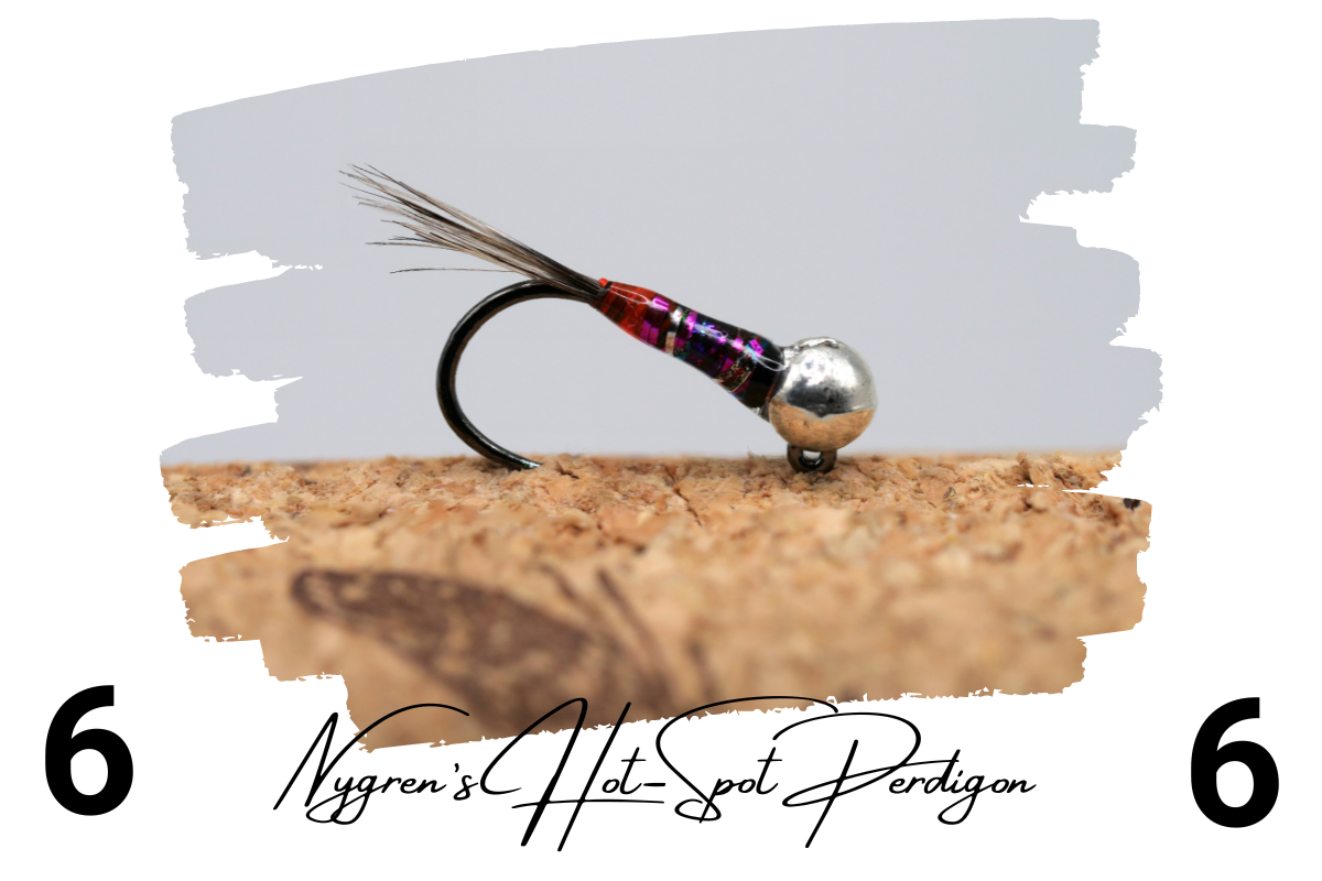 Nygren's Hot-Spot Rainbow Perdigon Jig