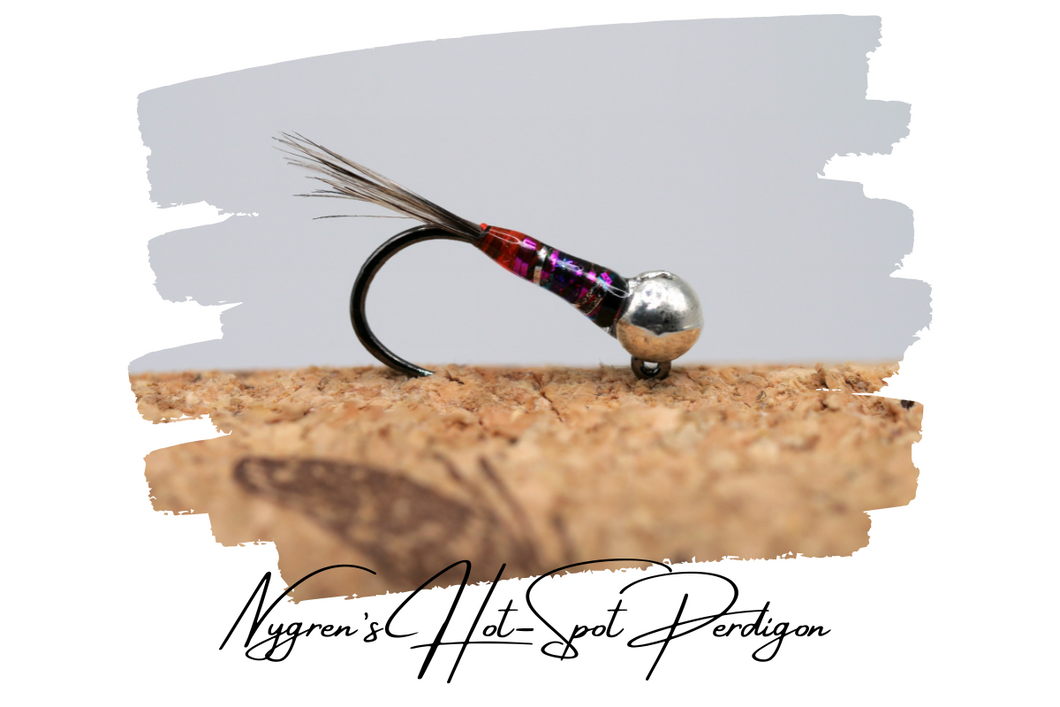 Nygren's Hot-Spot Rainbow Perdigon Jig
