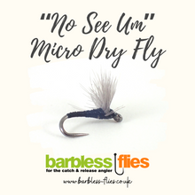 Load image into Gallery viewer, No See Um Micro Dry Fly
