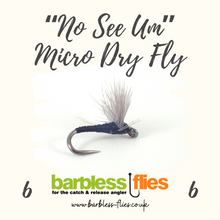Load image into Gallery viewer, No See Um Micro Dry Fly
