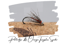 Load image into Gallery viewer, Partridge &amp; Orange Tungsten Spider
