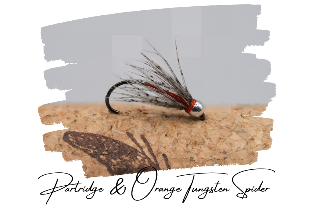 Partridge & Orange Tungsten Spider