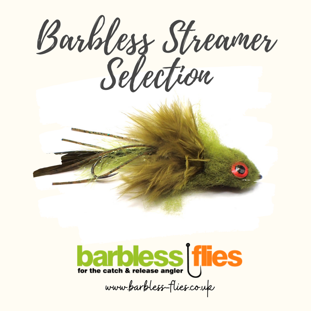 Barbless Streamer Selection