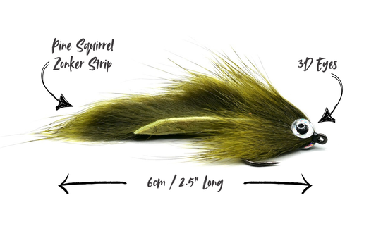 Bosnian Pine Squirrel Zonker (Bjelica) Selection